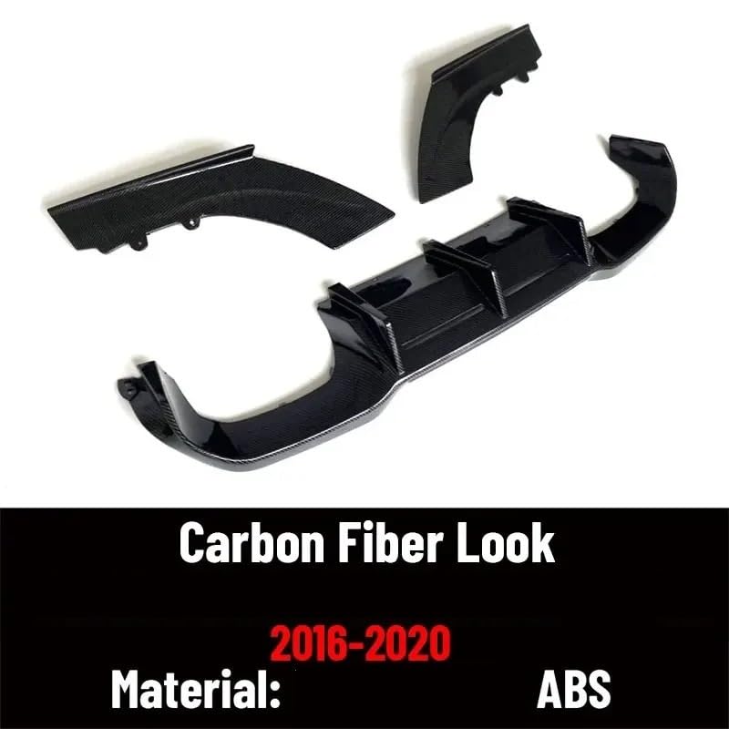 Difusor trasero para BMW M2C aspecto fibra de carbono para lucir en rutas y circuitos 2