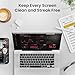 EVEO® Screen Cleaner Spray Kit (Streak-Free) TV Screen Cleaner for Smart TV, LCD, LED, OLED | Computer Screen Cleaner Spray and Wipe Microfiber Cloth - TV, Monitor, Laptop, iPad, Car - 6.7oz 1 Pack