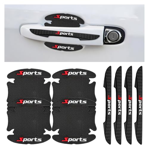 NYTKL 8PCS Car Door Handle Protector, Sports Car Door Cup