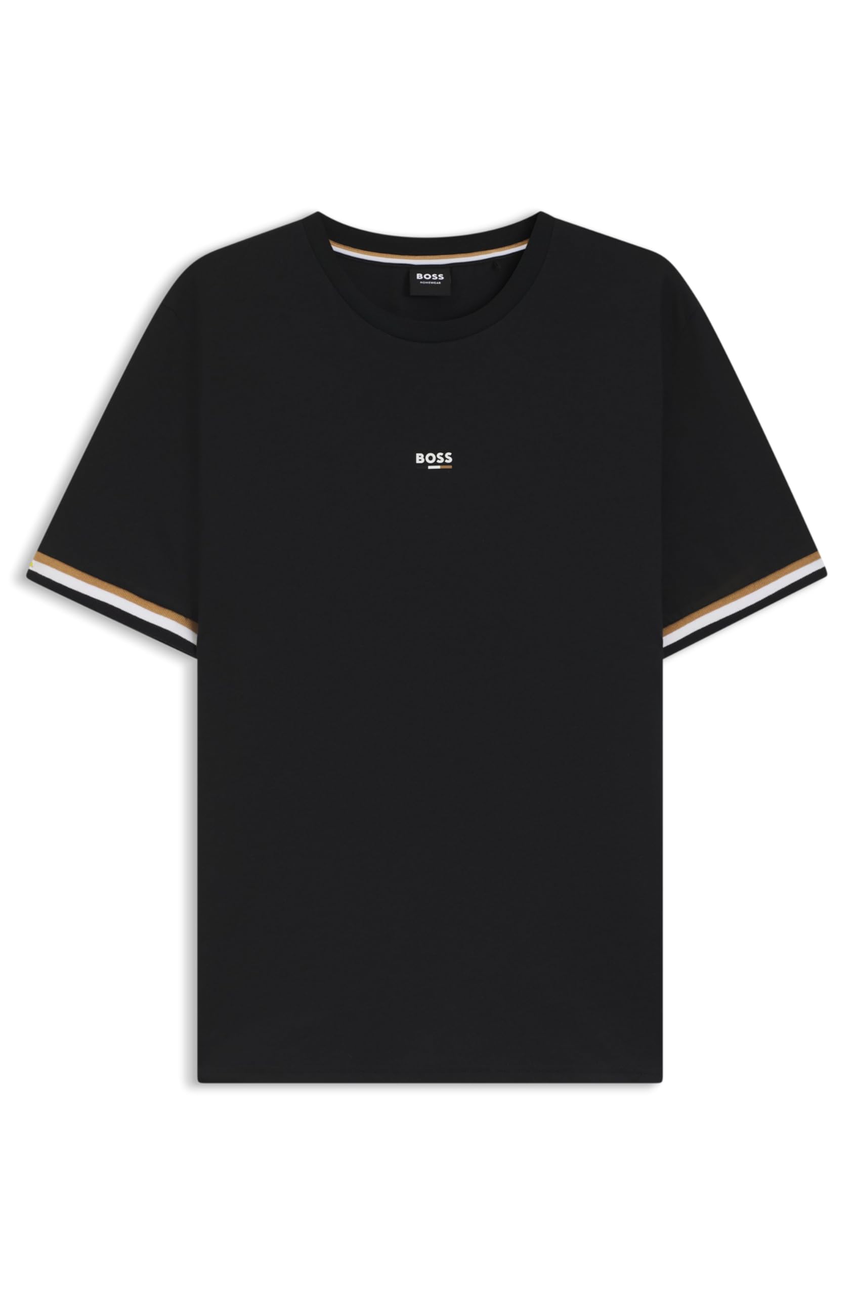 Boss Men's Black Iconic T-Shirt 10205166 02 in Size L, Sports Direct