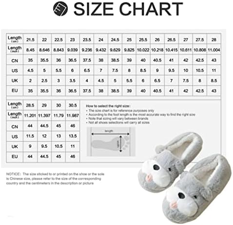 Lady Warm Slippers Cartoon Dog Anti- skid Indoor House Shoes Winter Fluffy Unisex Pull on Slippers Comfortable Plush Home Shoes Soft Bedroom Shoes Cute Christmas Gift for Man Woman | Image 5