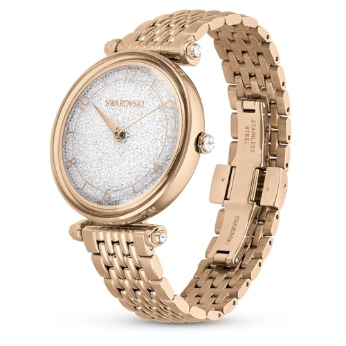 Swarovski-Metal-Analog-Rose-Gold-Dial-Womens-Watch-5656911-Band-Color-Rose-Gold