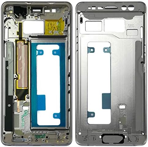 Replacement Parts Middle Frame Bezel Plate for Galaxy Note FE, N935, N935F/DS, N935S, N935K, N935L(Black) Phone Parts (Color : Silver)