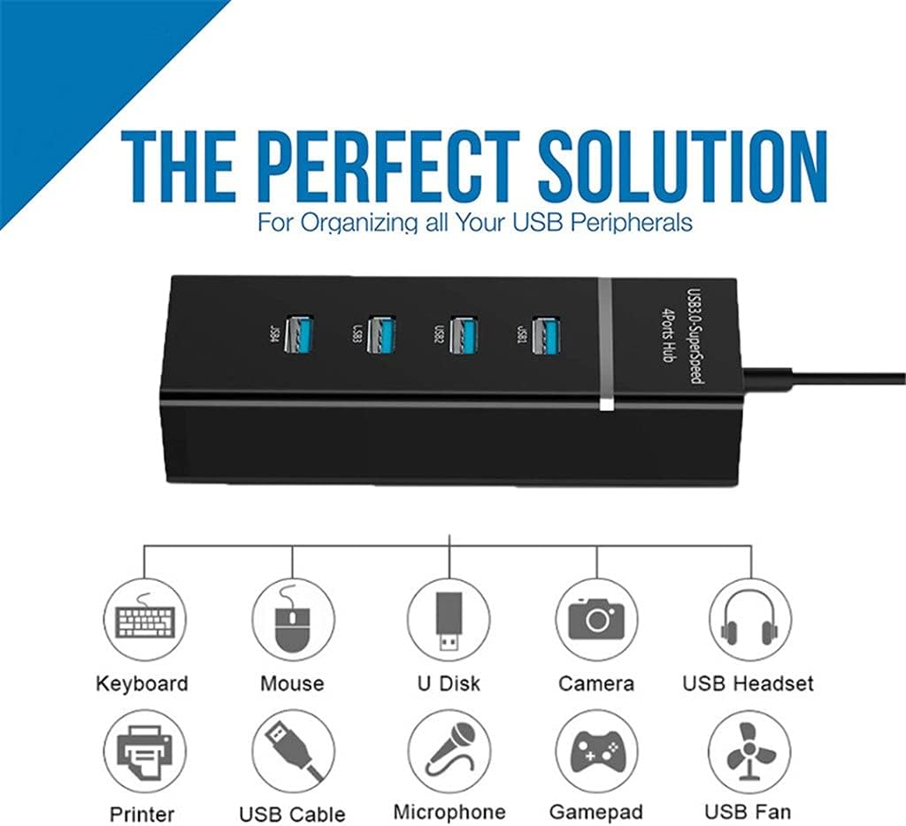 USB Hub USB 3.0 Hub High Speed Multi USB Splitter Expander for Computer PC Laptop Accessories USB 3.0 HUB Adapter