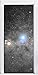 Produktbild Stil.Zeit Möbel wunderbarer Blick in das Universum B&W Detail als Türtapete, Format: 200x90cm, Türbild, Türaufkleber, Tür Deko, Türsticker