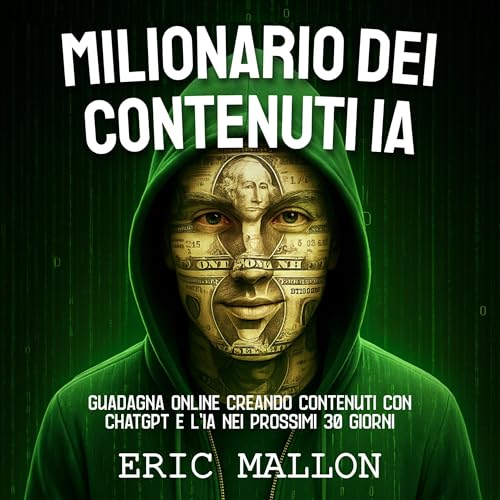 Page de couverture de Milionario dei Contenuti IA