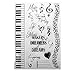 Produktbild ECMQS Musik Träume DIY Transparente Briefmarke, Silikon Stempel Set, Clear Stamps, Schneiden Schablonen, Bastelei Scrapbooking-Werkzeug