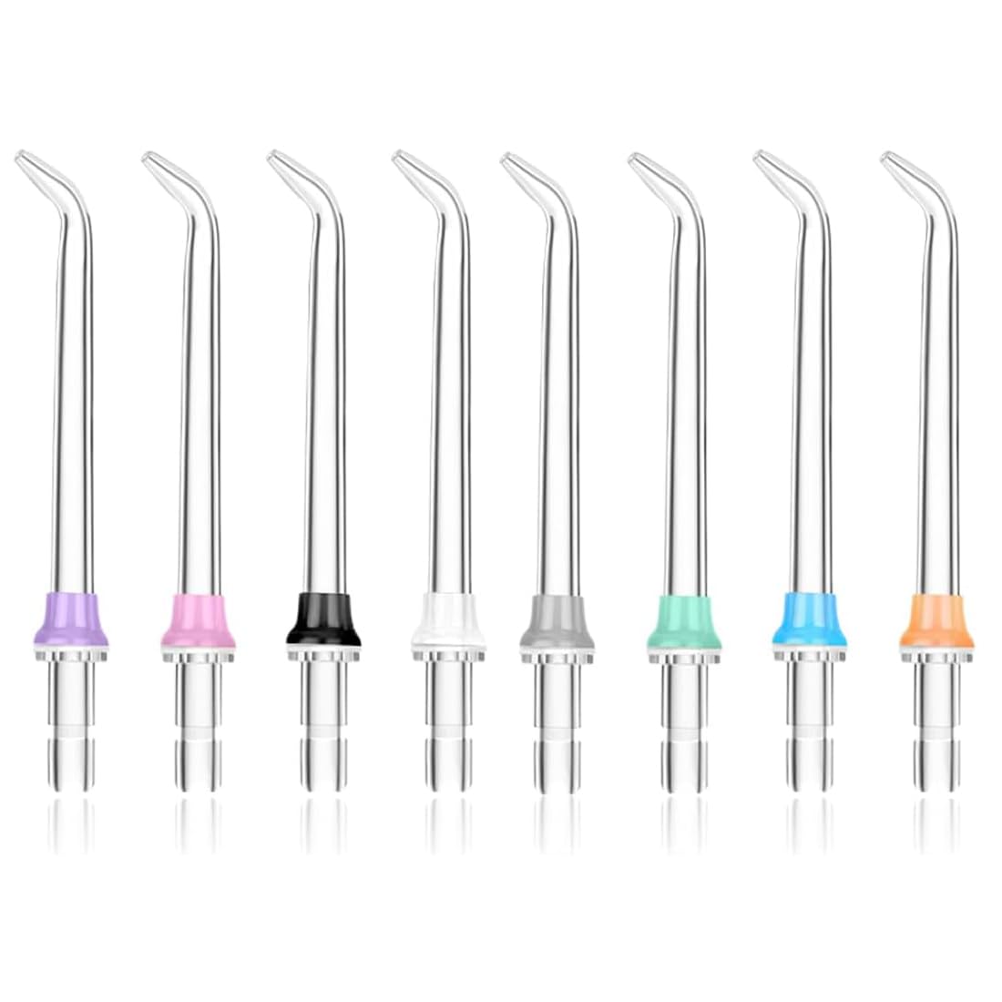 8 pezzi Ricambio Punte Spruzzo Dentario Acqua Idropulsore Ugello Accessori per Waterpik idropulsore dentale e Altri Irrigatori Orali