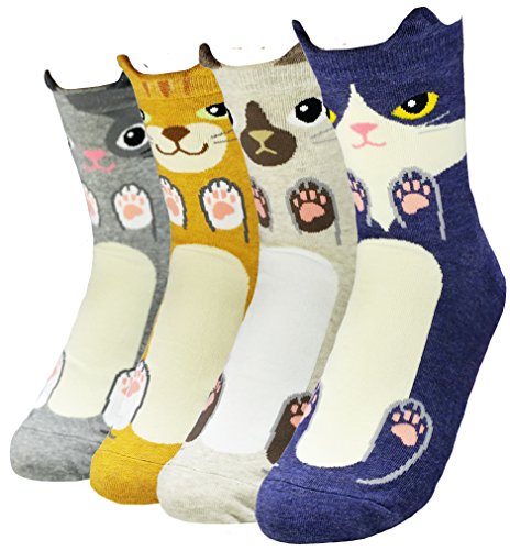 JJMax Vrouwen Tickle Tummy Puppy en Kitty Sokken Collectie