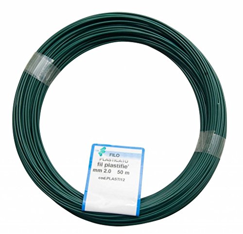 Filomat PLASTI14 Filo Zincato per Tensione, Verde