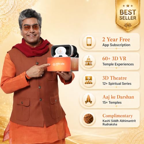 Image of Durlabh Darshan VR Headset +2 Year App Subscription
