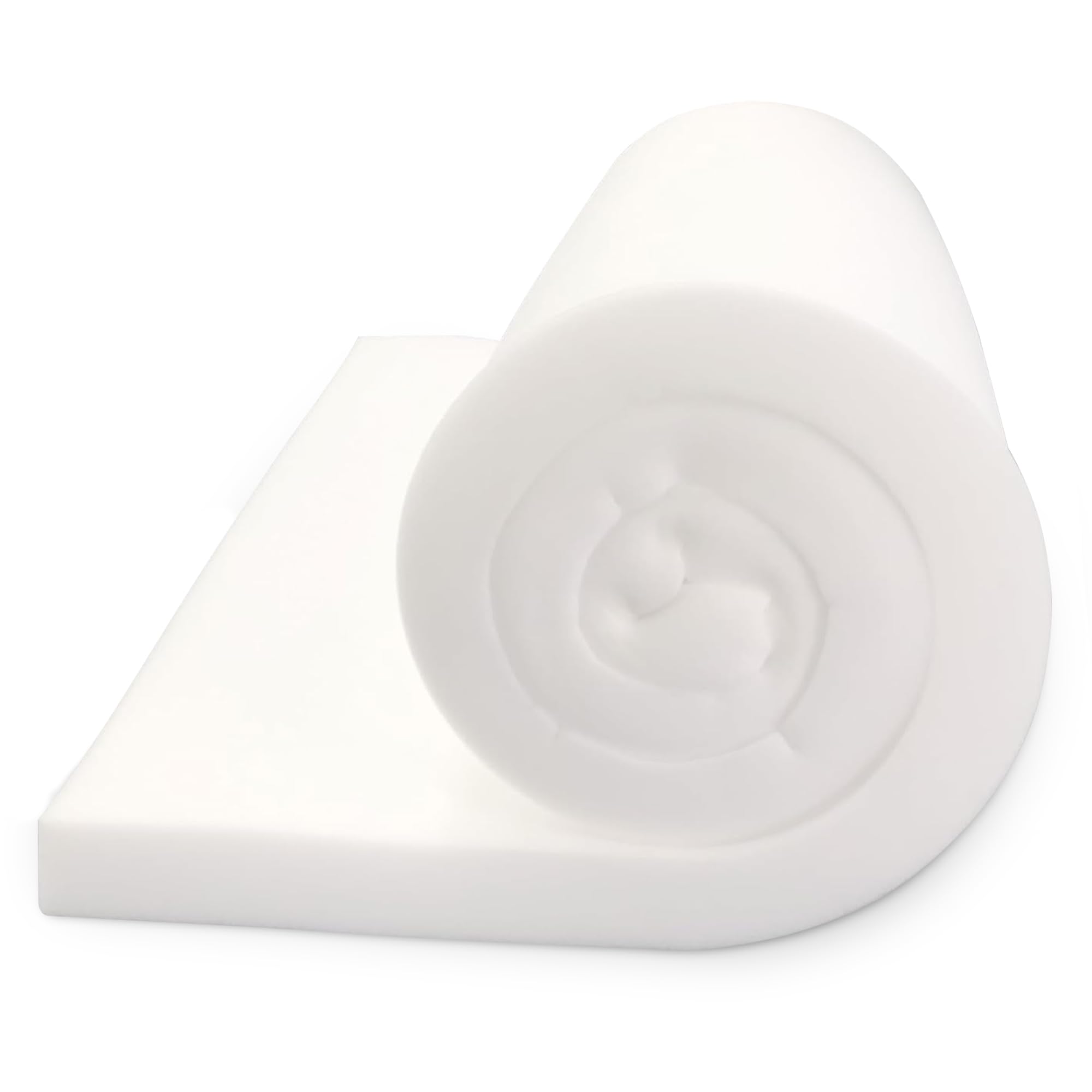 FOAMYFOAM High Density 3 inch Thick, 30 inch Wide, 72 inch Long Upholstery Foam, Cushion Replacement