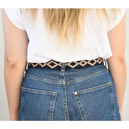 Handmade Woven Polo Belt - Guarda Pampas Design, Crafted from Full Grain Leather4