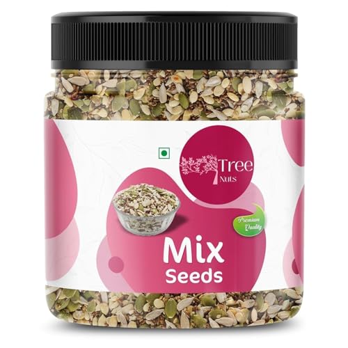 Image of TREE NUTS Mix Seeds 1KG Edible Seed I Healthy Diet Snacks, omega-3s,dietary fiber | Chia,Pumpkin,Flax,Watermelon and Sunflower Seeds.