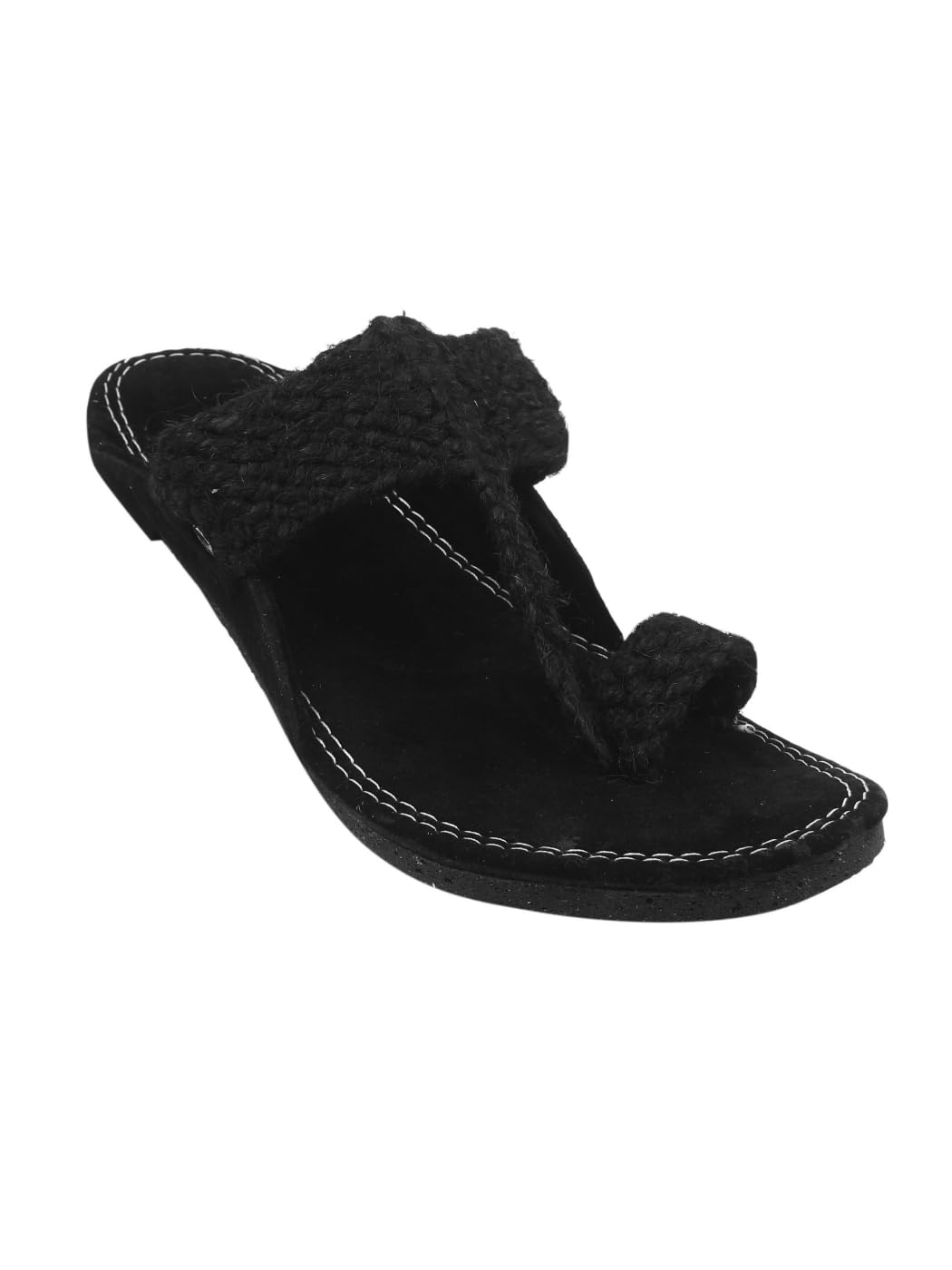 ANJANEYA Creations Men's Ethnic Footwear/Kolhapuri Chappal-Black/Stylish & Comfortable-picture-39