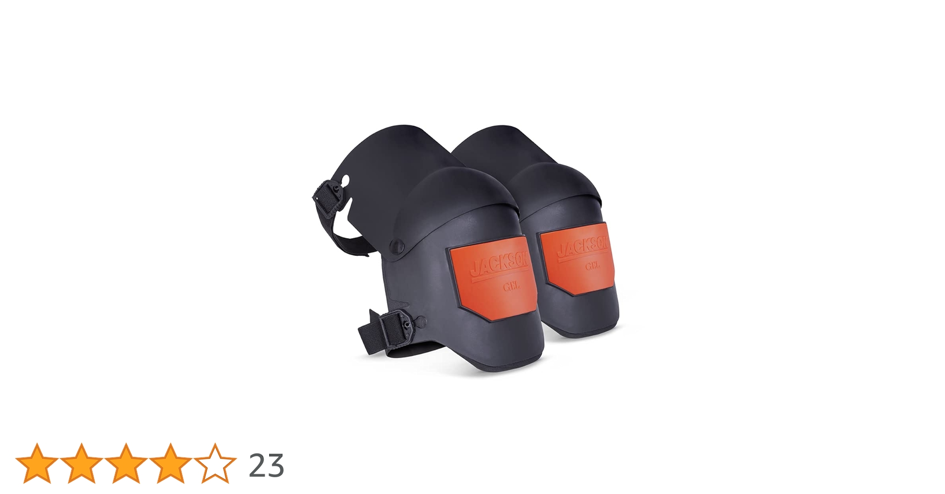 Jackson Safety Unrsal Black/Orange 95211 Ultra-Flex Heavy Duty Premium Grade Comfortable Gel Durable Anti Slip Knee Pads For Construction Work Gardening Flooring Or Diy Black P 52499155