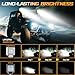 LED Tractor Work Lights, 4 Inch 120W 10000lm LED Pod Lights 12V 24V Cube Off Road Light Square for Service Tow Truck ATV UTV RV RZR Boat Pickup Golf Cart Snow Blower Zero Turn Lawn Mower, 10Pack