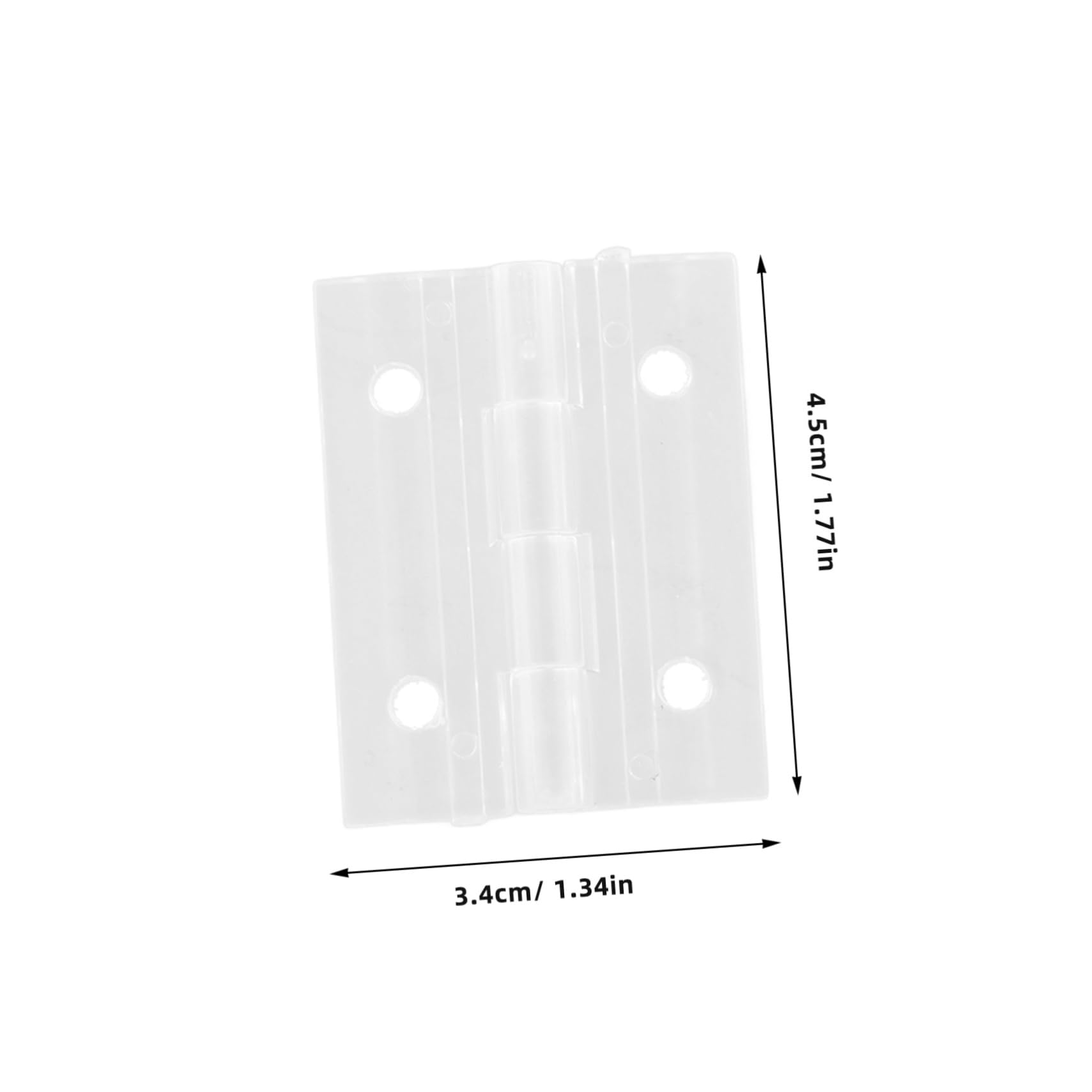 CIYODO 2 Sets Hinge Latch Buckles PC Transparent