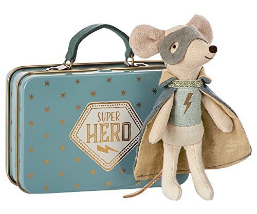 Maileg - Guardian SUPER EROE TOPOLINO IN VALIGIA