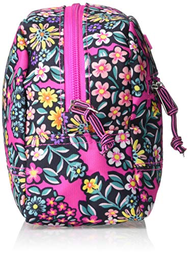 Vera Bradley Women's Organizer Lighten Up Medium Cosmetic Makeup Bag, Rain Forest, One Size - Image 4