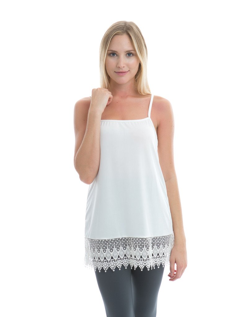 Women's Lace Shirt Extender Camisole Tank Top