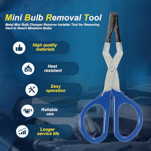 Pinzas mini para bombillas, herramienta para retirar bombillas pequeñas miniatura 5