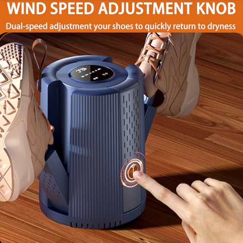 Secador de zapatos portátil con 4 salidas y temporizador miniatura 7