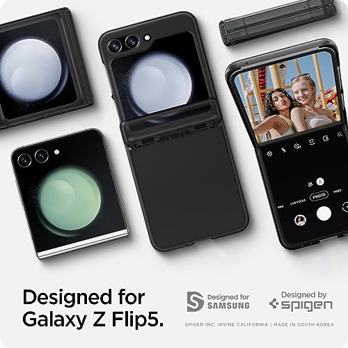Image of Spigen Thin Fit Pro | Samsung Galaxy Z Flip5 Case [Hinge Protection] [Air Cushion Protection] Galaxy Z Flip 5 Back Cover | TPU+PC - Frost Gray
