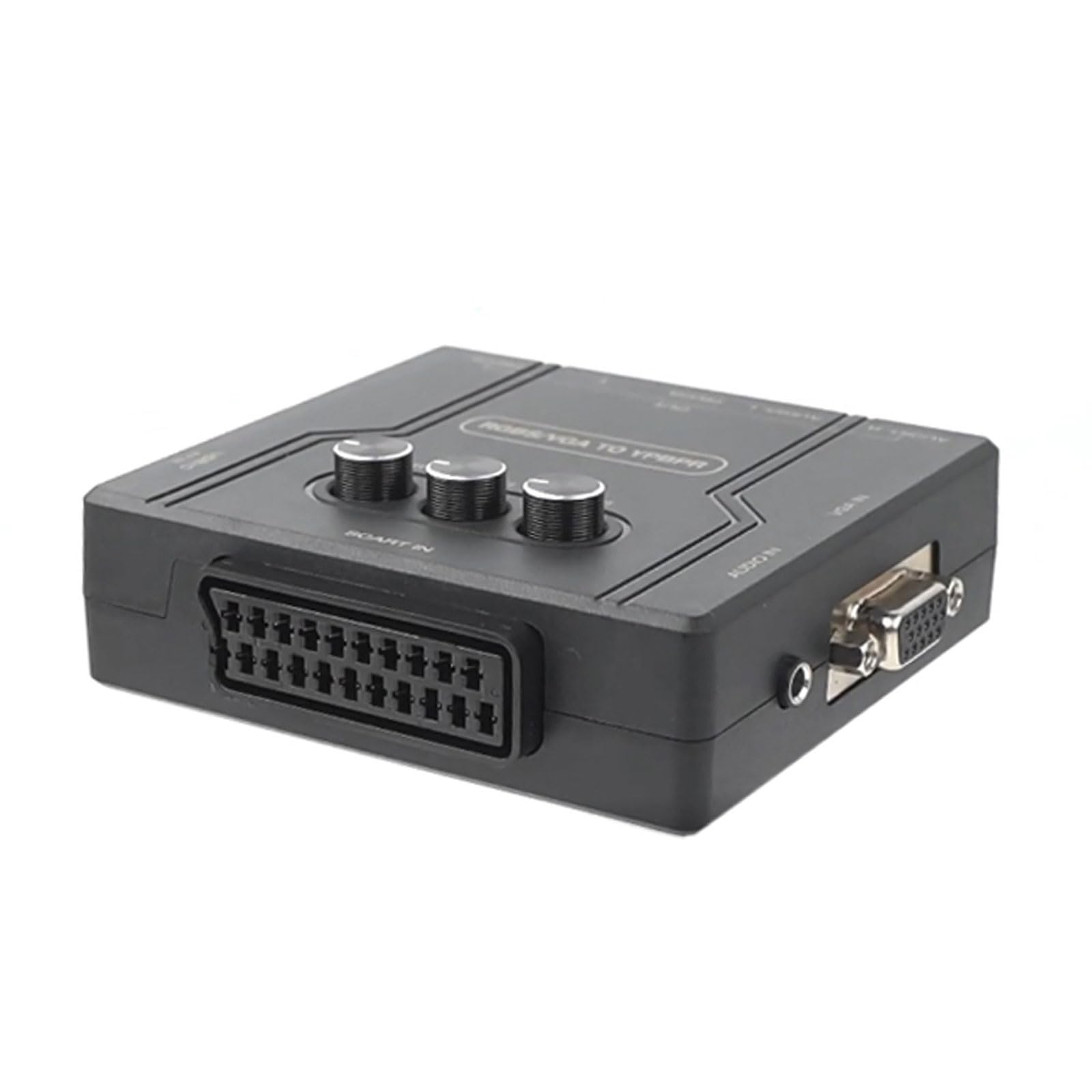 Adaptador convertidor de componentes RGBS SCART VGA a YPBPR compatible con color de un solo canal para consolas de juegos