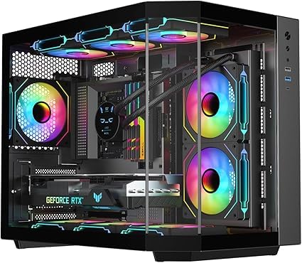 ionz Gaming PC - Desktop computer, Ryzen 5 5500, Nvidia RTX 3050, 16GB RAM, 500GB NVMe SSD, Windows 11, 500W 80+ PSU - Apex Black ionz Gaming PC - Desktop computer, Ryzen 5 5500, Nvidia RTX 3050, 16GB RAM, 500GB NVMe SSD, Windows 11, 500W 80+ PSU - Apex Black