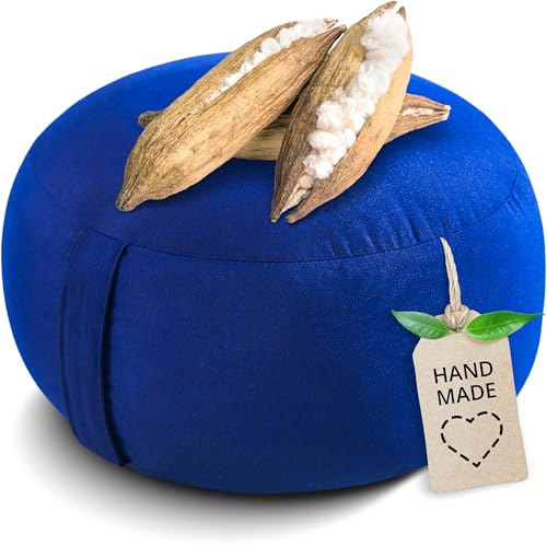 livasia kleines Meditationskissen einfarbig - Ø 32x20cm -...