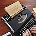 peilouw Vintage Manual Typewriter Machine with Ribbon,Classic Old Fashioned Typewriter for Typing Letters and Notes,Portable Typewriter Decor for Home Office(11.8