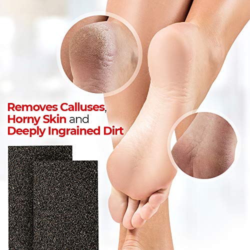 TITANIA Schwefel-Bims, Extra Hart, schwarz, Circa 9.5 X 4 X 2 cm, auf Blisterkarte, 1er Pack (1 x 18 g)