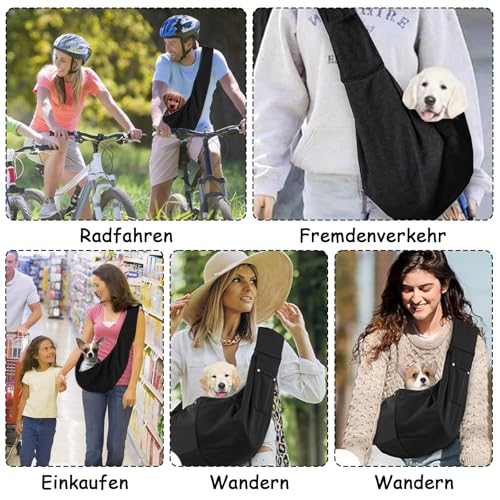 Tragetasche Hund,Hundetragetasche,Tragbare Haustier Hundetasche,Hundetasche,Verstellbar,Einstellbar,Geeignet für Kleine Katzen und Hunde mit Einem Gewicht von Nicht Mehr Als 15 Kg