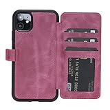 Venito Verona Leather Phone Case Compatible with iPhone 11 (6.1 inch) - RFID Blocking Snap-On Flip B