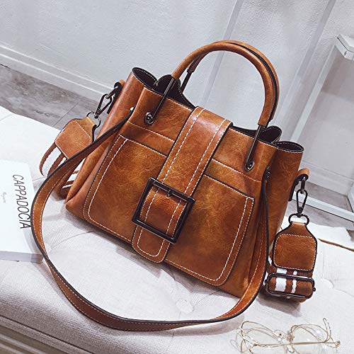 Bolso de mujer de gran capacidad en cuero sintético miniatura 5