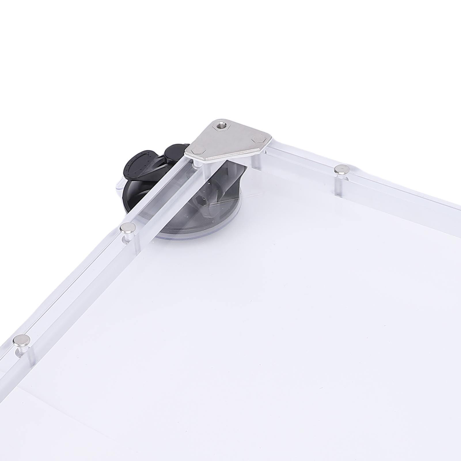 Jeffergarden Mini Supporto per Veicolo Piatto con Base Magnetica e Ventosa per Auto Rv Camion Barca Staffa Installazione Tetto