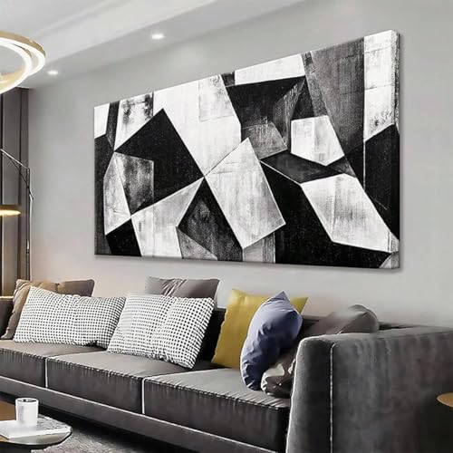 Toile murale abstraite rose bleu gris LMYCHENG de 30x60 cm pour décoration moderne sans cadre