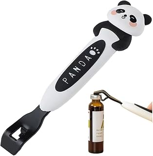 Mini Bottle Cap Opener Vials Decapper Vial Opener Panda Oral Liquid Bottle Opener Multi-Function Mini Can Opener Phial Cap Remover for Nurses Home Use