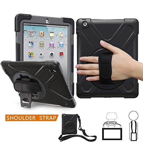 iPad 2/3/4 Case, TSQ Heavy Duty Rugged Protective Shockproof Durable Hard Case