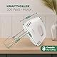 Clatronic® Handmixer | Hand- und Stab- Mixer in Einem | Handrührgerät mit kraftvollem 300 Watt-Motor | Rührgerät mit 5 Geschwindigkeitsstufen | Turbostufe & Auswurftaste | HM 3524