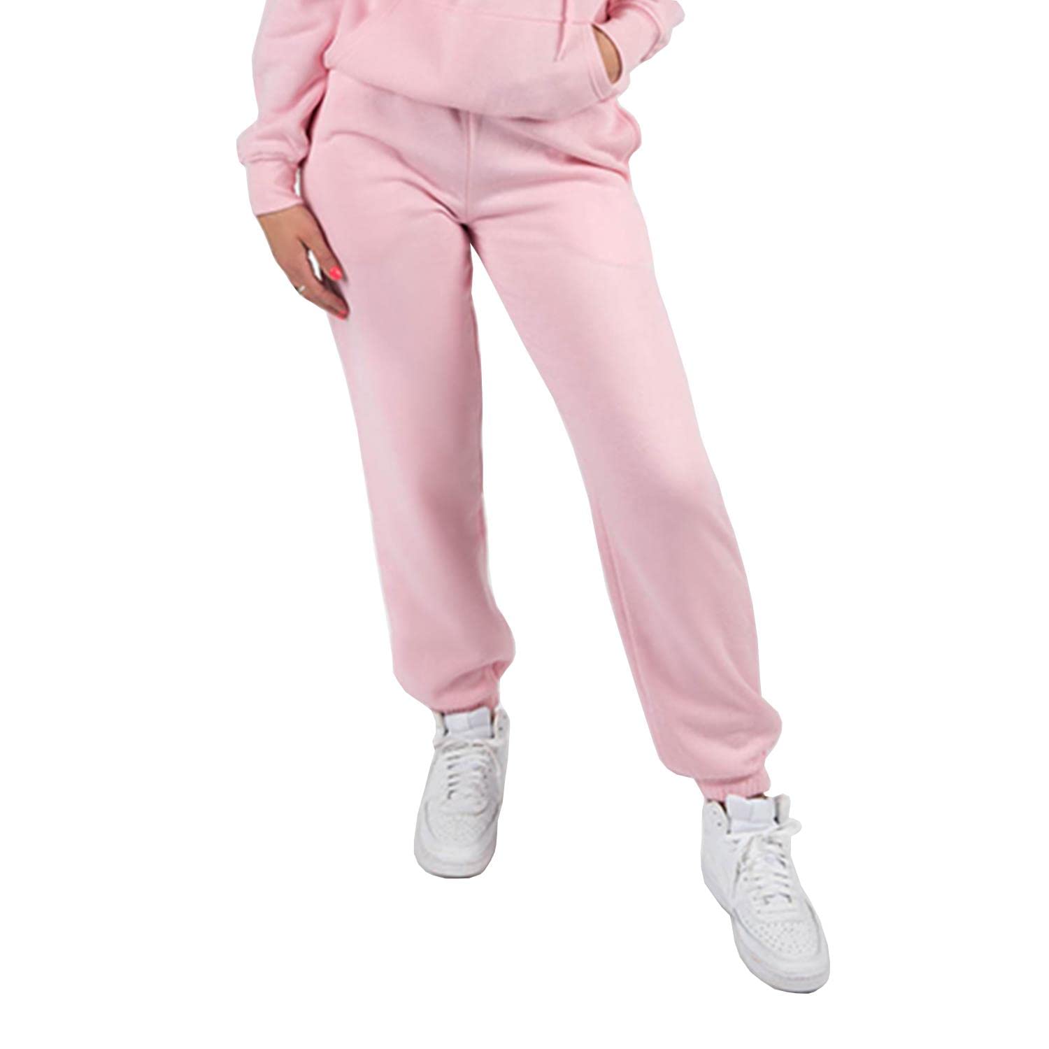 Wellworth (Large, Jogger) Womens Hoodies Sweatshirts Joggers Tie Dye Casual Loungewear Set Pink