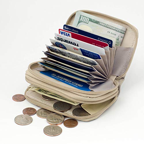 Goson Genuine Leather Credit Card Organizer Compact Wallet3