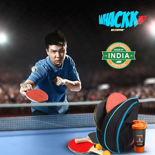 Image of WHACKK Twirl|Unisex Table Tennis Equipment Bag |Tennis Case|Racket|Ping Pong Paddle Case|Case Bag Double-Sided|Professional|Bat Protector Pouch