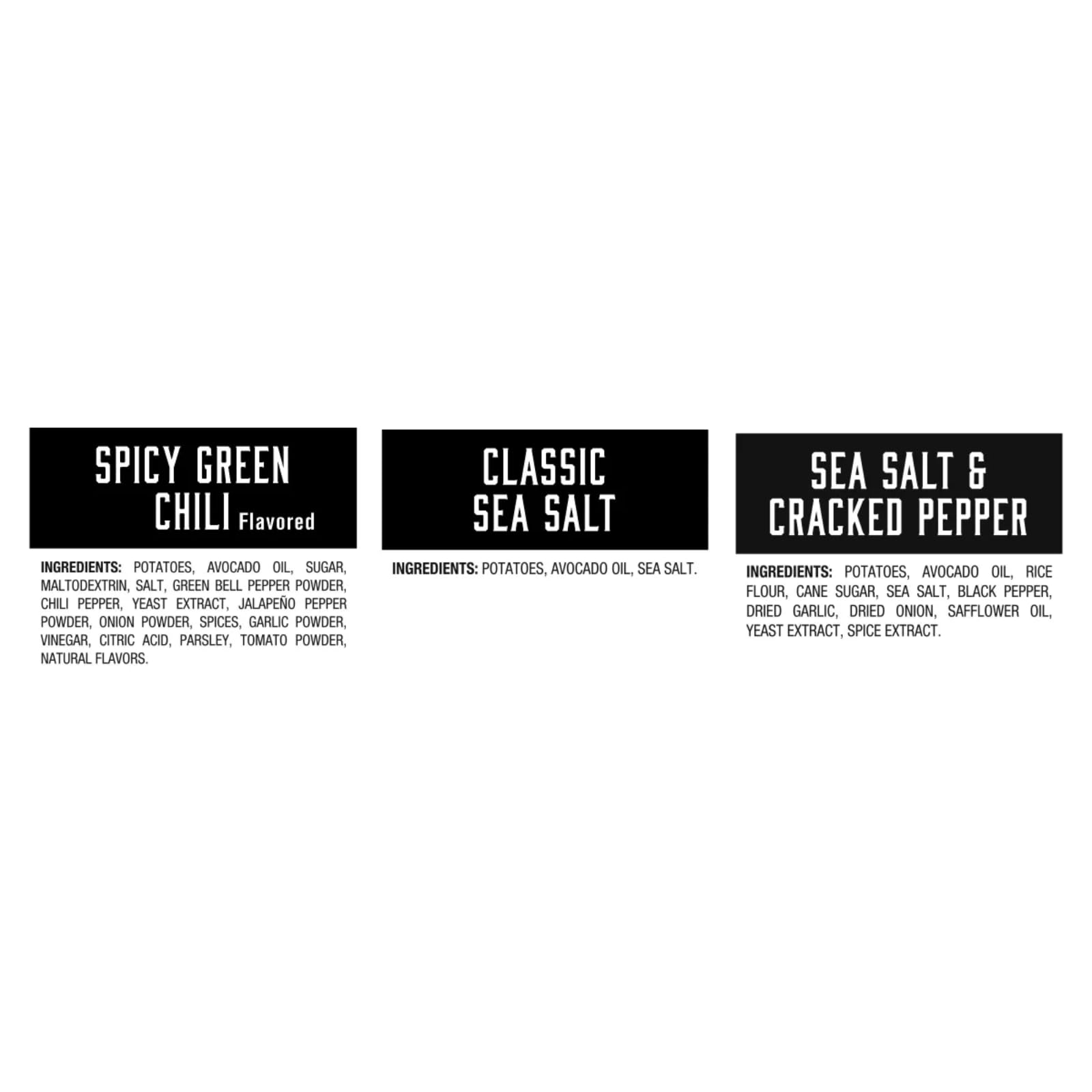 Boulder Canyon Avocado Oil Kettle Style Potato Chips, Variety Pack, 1 oz, 36 ct | 3 flavors thumbnail 4