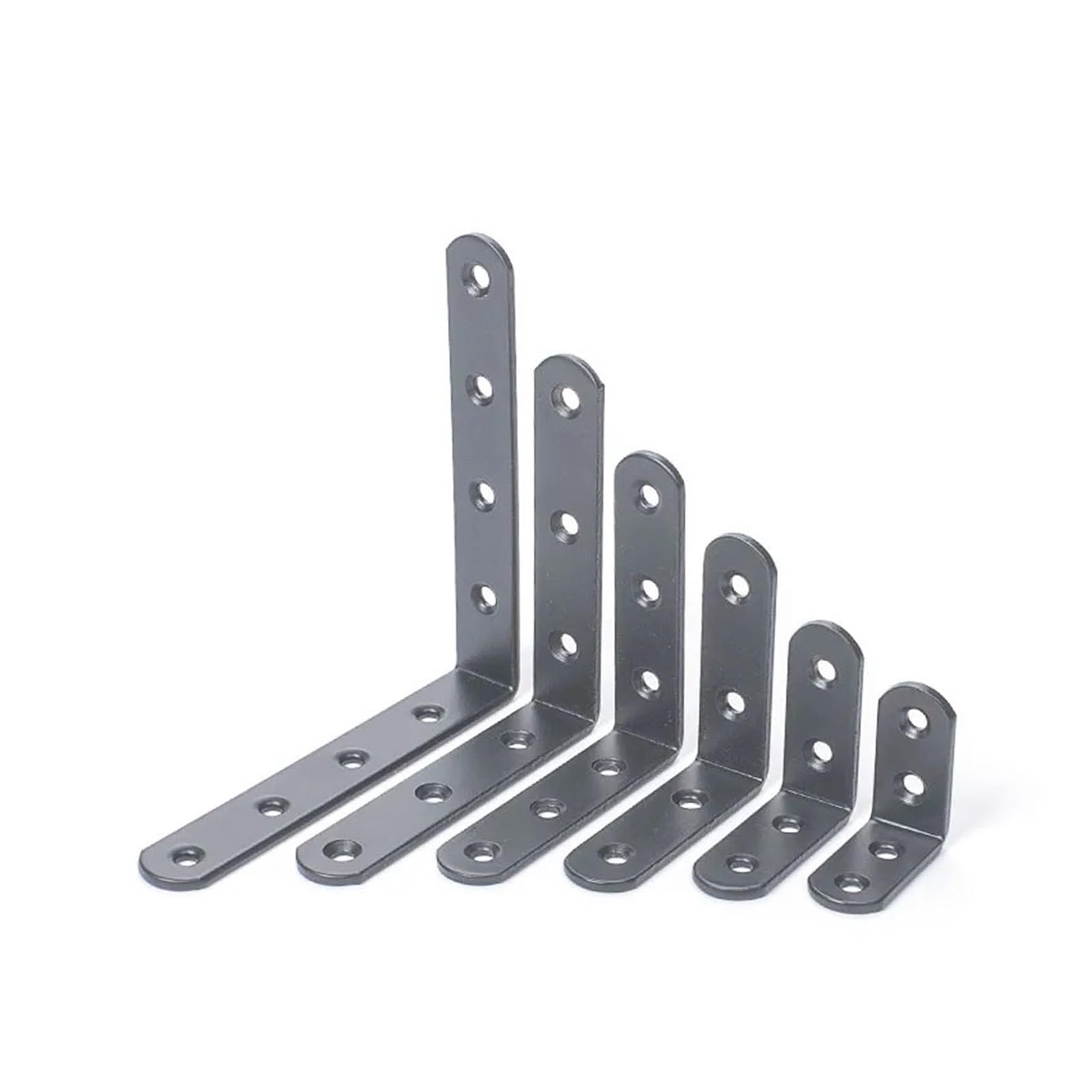 Amazon.com: xiyuxiang Black Iron Angle Code Bracket Straight Piece