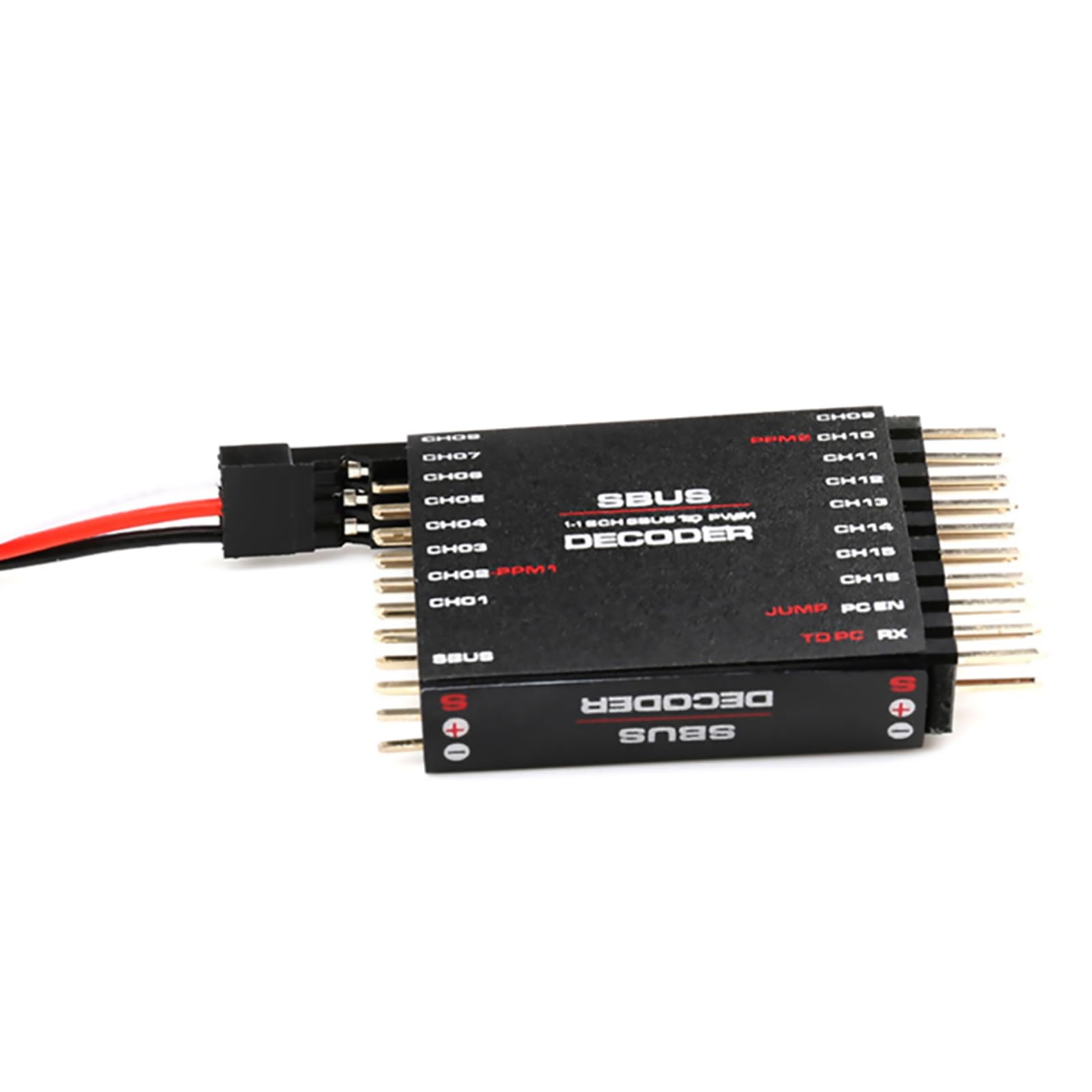 16CH SBUS al convertitore PWM/PPM/DECODER per Futaba per i segnali SBUS del trasmettitore Frsky
