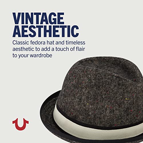 Fedora True Religion gris à large bord pour sublimer vos sorties citadines