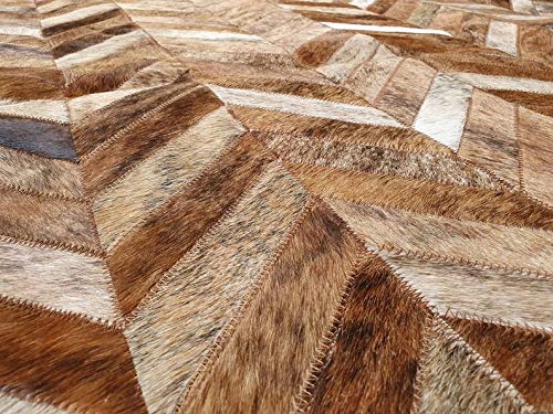 vip-leather Tapis de Peau de Vache Patchwork. Cod Mart MRB20 (90 x 120 cm)
