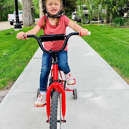 Ruedas de Entrenamiento para Bicicleta y Ruedas Estabilizadoras con Soporte Amarillo y Cinta, Universales para Bicicletas de 12 a 20 Pulgadas, para Equilibrio y Seguridad miniatura 4